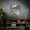 Winter Snow Whimsical Landscape Art Standard Canvas