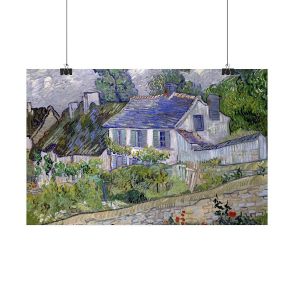 Vincent van Gogh's Houses at Auvers Poster
