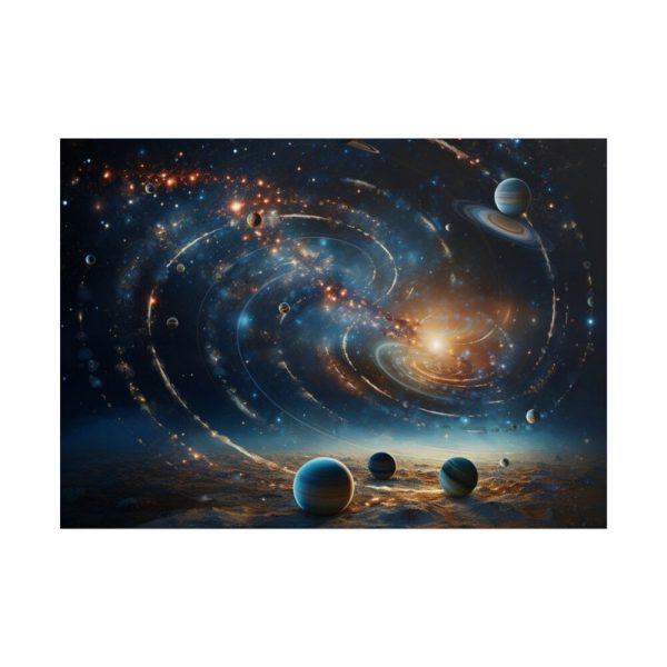 101857-15.jpg Fantasy Illustration of Cosmos Poster