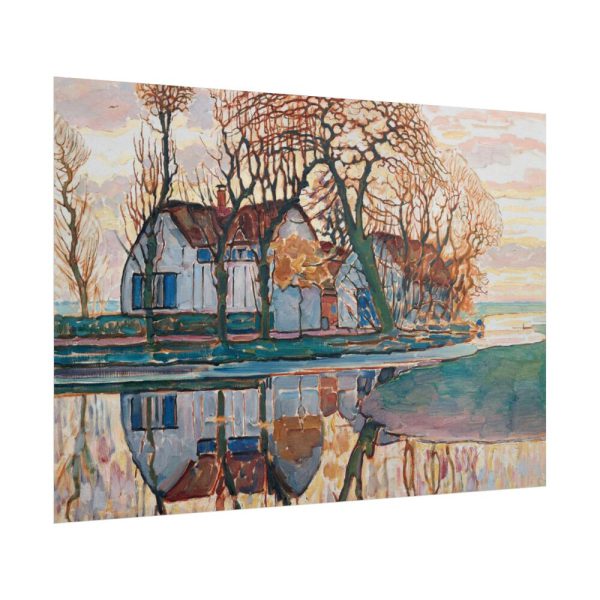 101875-107.jpg Farm near Duivendrecht by Piet Mondrian Poster