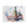 Rooftops and Trees by Charles Demuth Poster