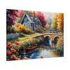 101875-127.jpg Cottage By A River Poster