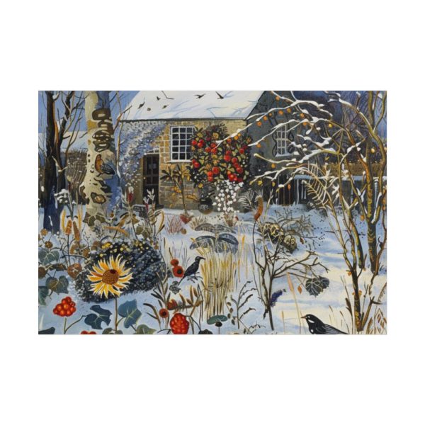 101875-130.jpg Winter Snow Whimsical Landscape Art Poster