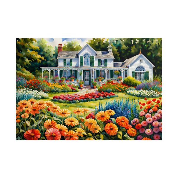 101875-140.jpg Country Cottage Garden Poster