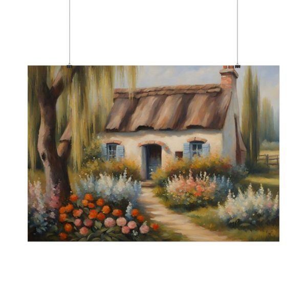 101875-146.jpg Rustic Vintage Cottage Poster