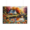 Riverside Cottage Poster