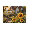 Sunflower Cottage Poster