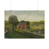101875-21.jpg Cottage on the Farm Poster