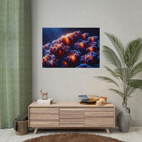 101875-218.jpg Vibrant and Dynamic Texture of Marine Corals Poster