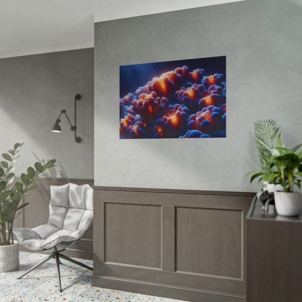 101875-219.jpg Vibrant and Dynamic Texture of Marine Corals Poster