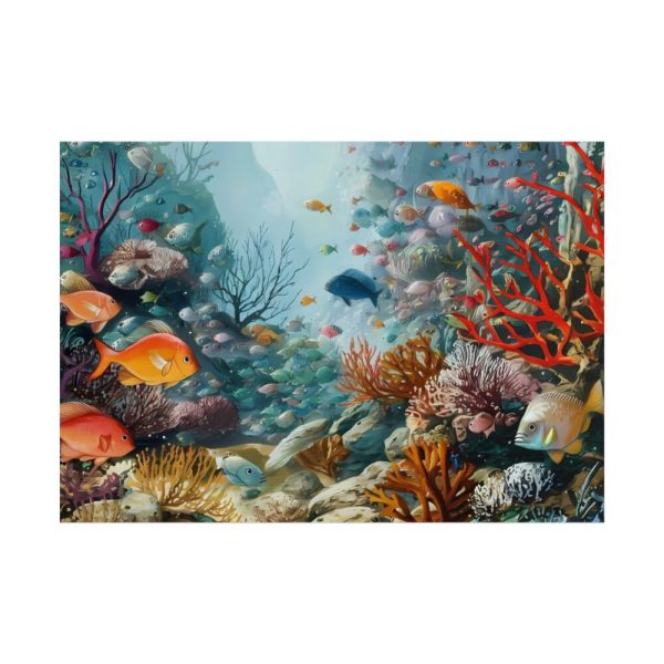 Vibrant Marine Life Scene I Poster