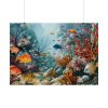 Vibrant Marine Life Scene I Poster