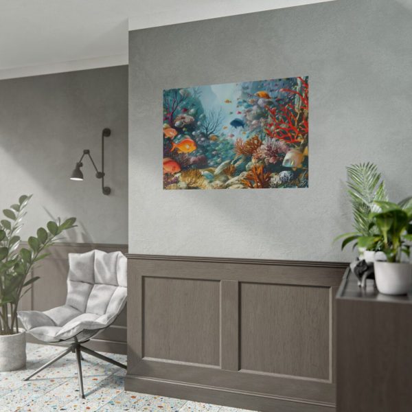 Vibrant Marine Life Scene I Poster