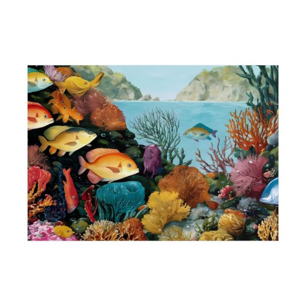 101875-225.jpg Vibrant Marine Life Scene II Poster