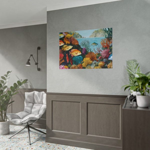 101875-229.jpg Vibrant Marine Life Scene II Poster