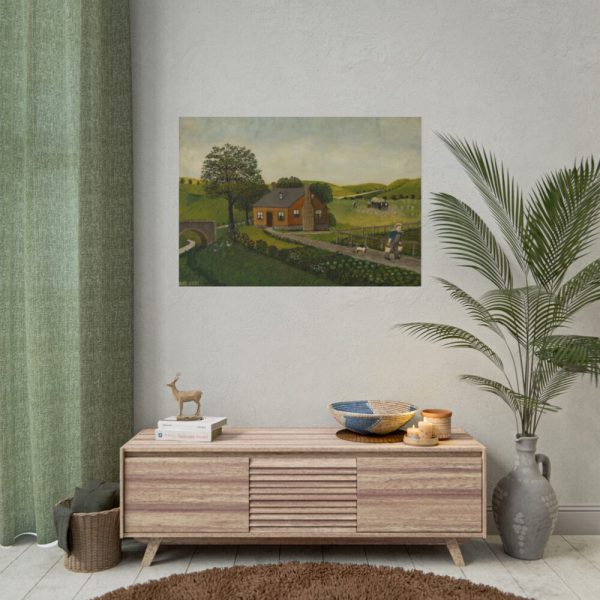 101875-23.jpg Cottage on the Farm Poster