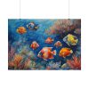 Tropical Fish And Coral Poster