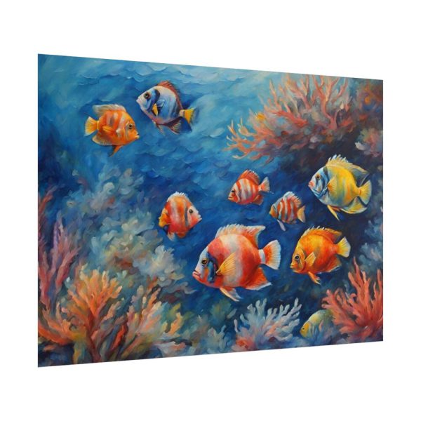 Tropical Fish And Coral Poster