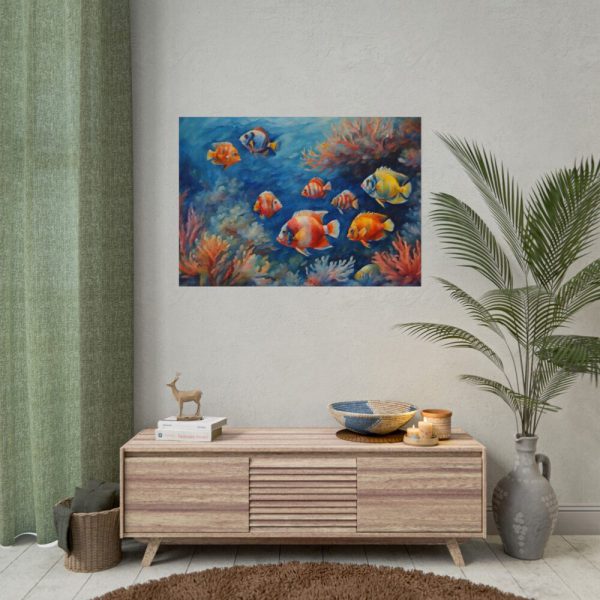 Tropical Fish And Coral Poster