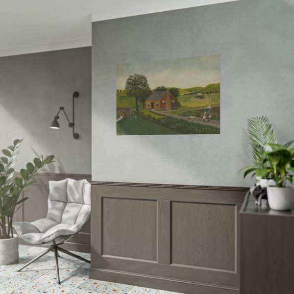 101875-24.jpg Cottage on the Farm Poster