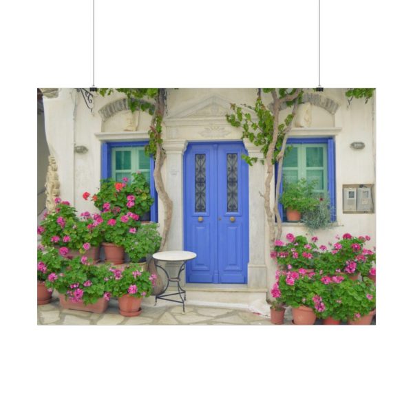 101875-271.jpg Entryway to a Restaurant Poster