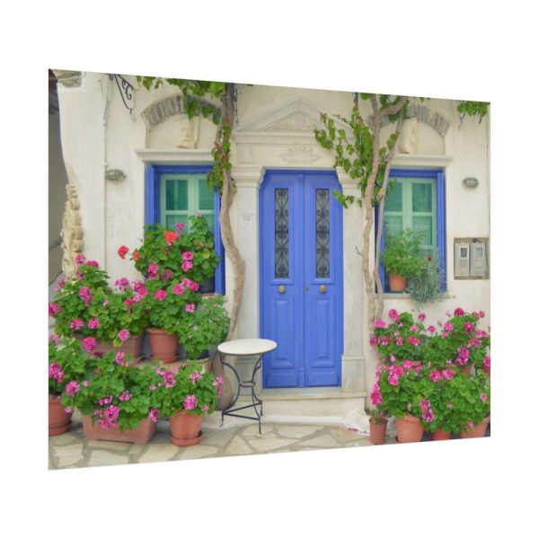 101875-272.jpg Entryway to a Restaurant Poster