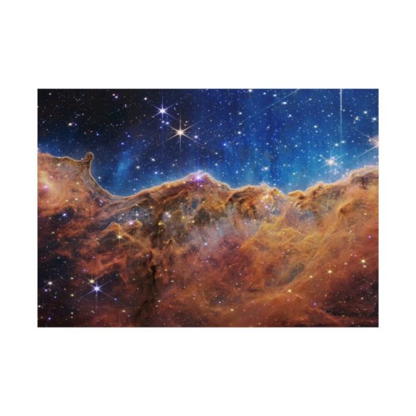 101875-275.jpg Cosmic Cliffs in the Carina Nebula Poster
