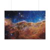 101875-276.jpg Cosmic Cliffs in the Carina Nebula Poster