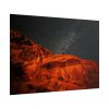 101875-317.jpg Glowing Red Mountain Under Starry Sky Poster