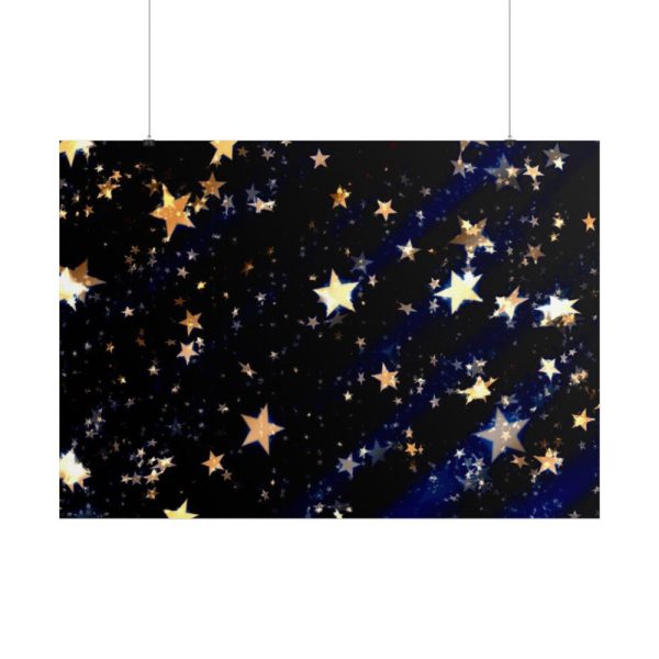 101875-321.jpg Yellow Stars Poster
