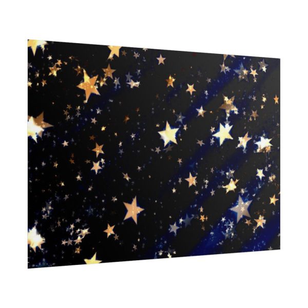 101875-322.jpg Yellow Stars Poster