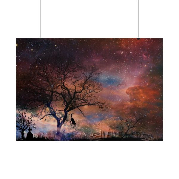 Starry Night Sky Poster