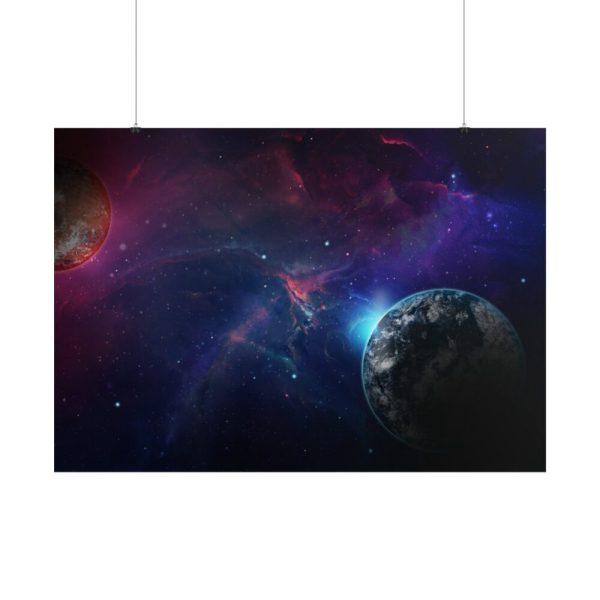 Space Galaxy Universe Planet Poster