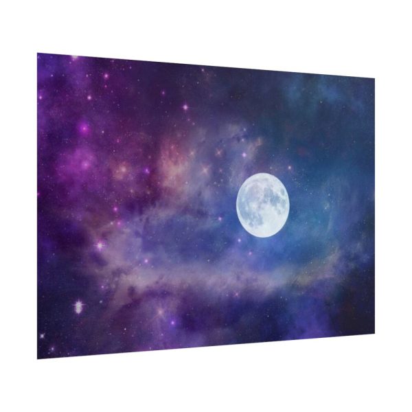 101875-392.jpg Moon Cosmos Stars Sky Poster