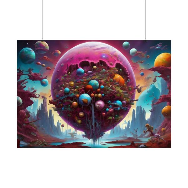 Planet Surreal World Fantasy Poster