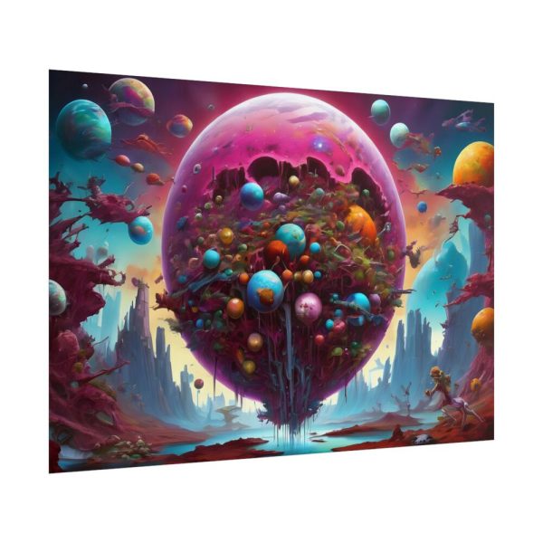 Planet Surreal World Fantasy Poster