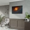 101875-499.jpg Vibrant Depiction of Solar System in Horizontal Format Poster