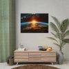 101875-508.jpg Beauty of Celestial Sunrise Over Earth Poster