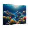 101875-67.jpg Colorful Coral in the Deep Blue Ocean Poster