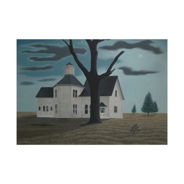 101875-80.jpg Old House, New Moon by George Ault Poster