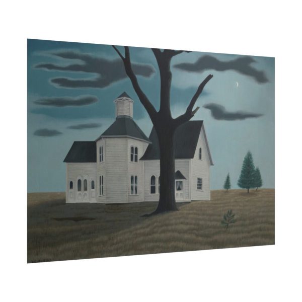 101875-82.jpg Old House, New Moon by George Ault Poster