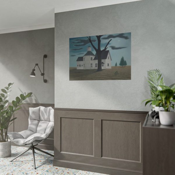 101875-84.jpg Old House, New Moon by George Ault Poster