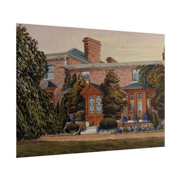 101875-87.jpg Victorian Villa Seen From the Front Poster