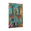101894-117.jpg Blue Door With Black Cats Poster
