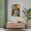 101894-123.jpg Doors With Flowers Poster