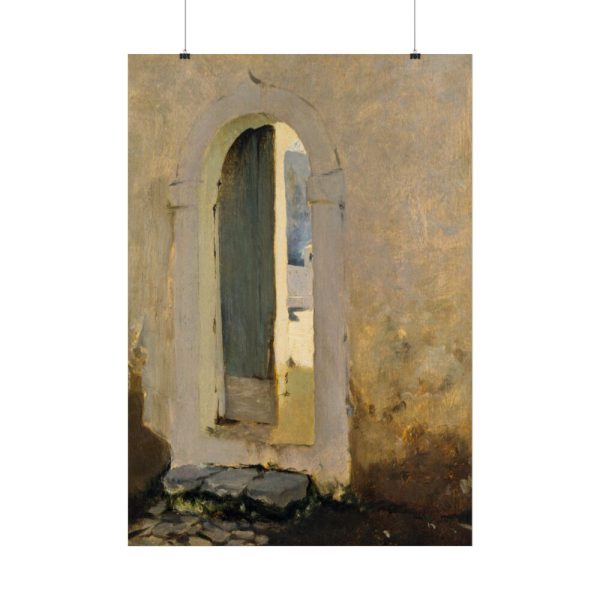 101894-126.jpg Open Doorway, Morocco by John Singer Sargent Poster