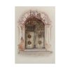 Doorway and Wall Painting by Juanita Donahoo Poster