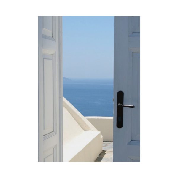 101894-140.jpg Door Opening to Sea View Poster