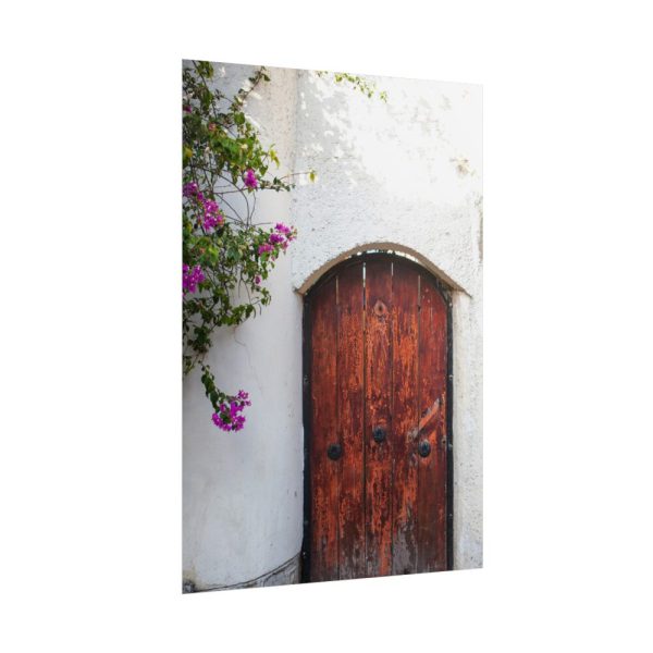 101894-147.jpg House With Pink Flowers Poster
