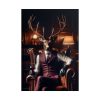 101894-15.jpg Deer Elegantly Attired Poster